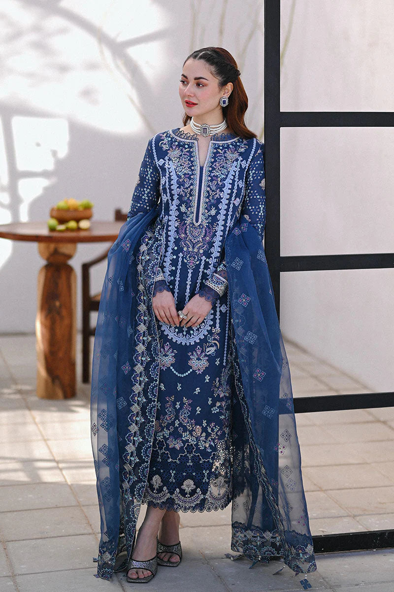 3 Piece - Unstitched Chicken Kari Embroidered Suit GRW-55