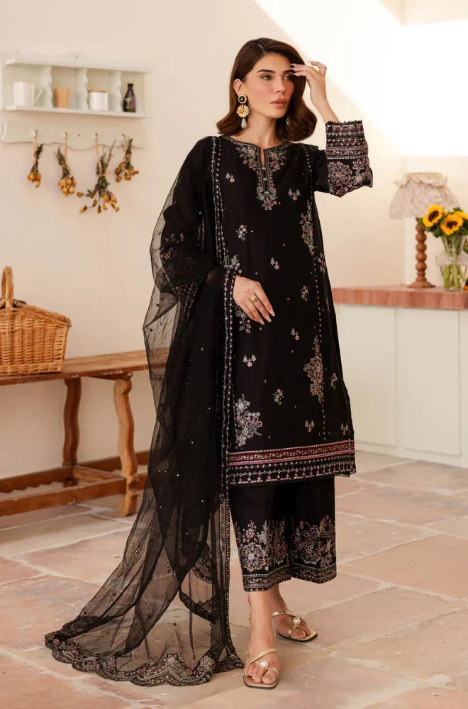 Summer 3PC Lawn Embroidered Suit - GRW-09