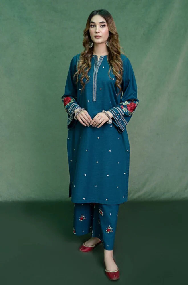 Summer 2PC Lawn Embroidered Suit - GRWT-01