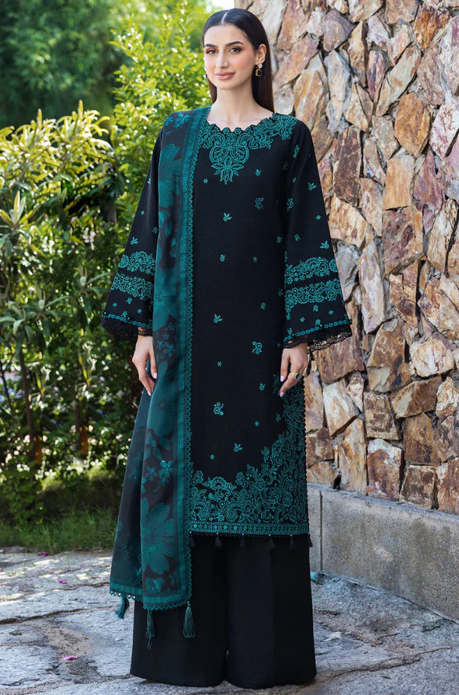 Summer 3PC Lawn Chikankari Embroidered Suit - GRW-17