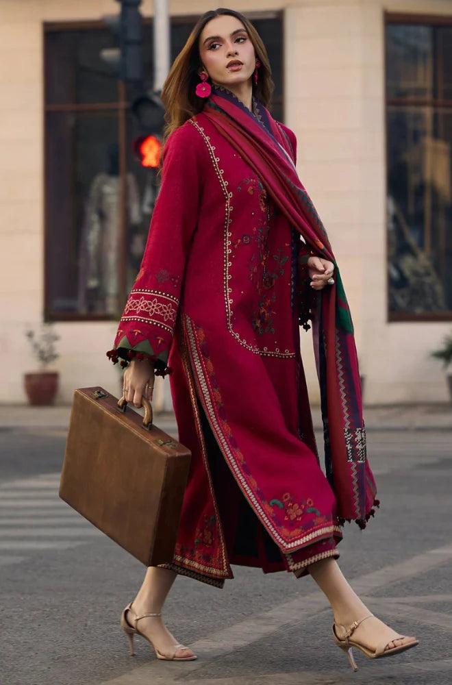 Summer 3PC Lawn Embroidered Suit - GRW-08