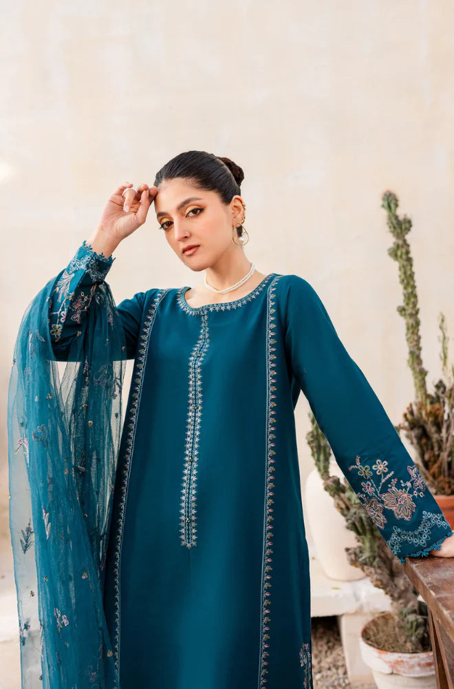 Summer 3PC Lawn Embroidered Suit - GRW-24