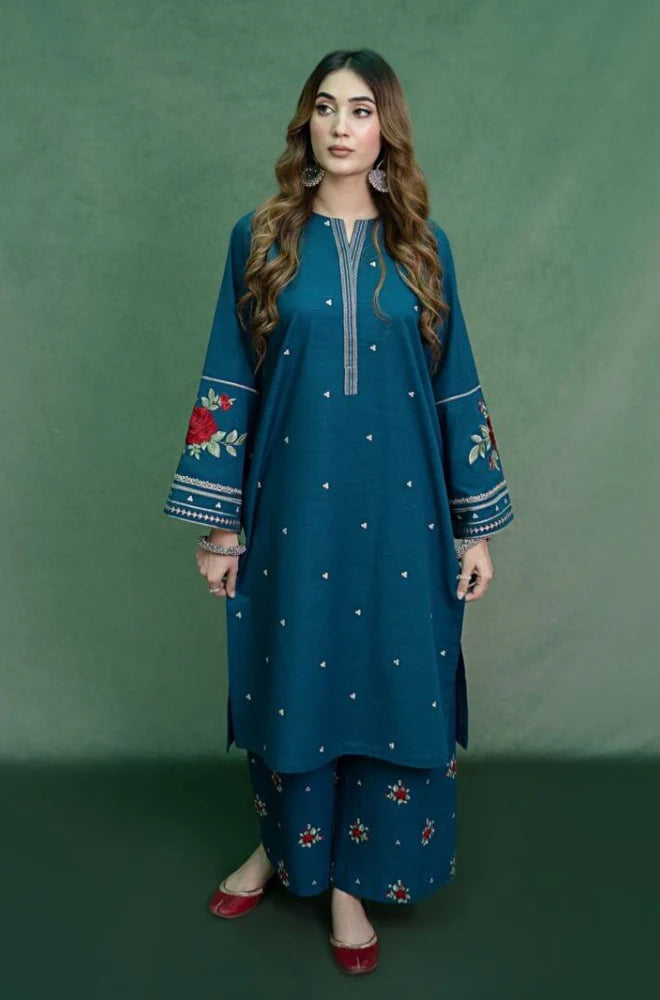 Summer 2PC Lawn Embroidered Suit - GRWT-01