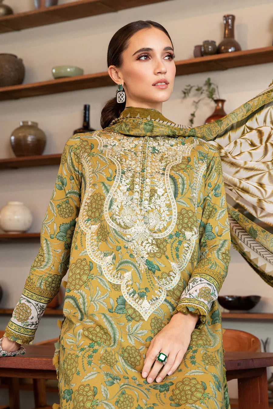 3 Piece - Unstitched Digital Printed Lawn Fabric– GRWF-607