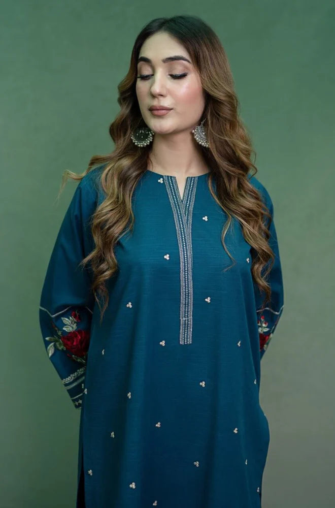 Summer 2PC Lawn Embroidered Suit - GRWT-01