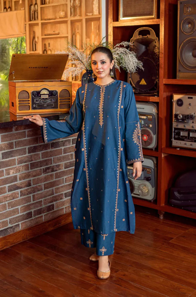 Summer 2PC Lawn Embroidered Suit - GRWT-03