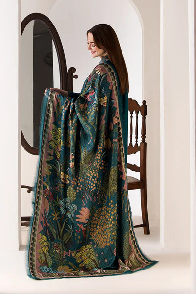3 Piece - Unstitched Fully Embroidered Lawn Fabric GRW-70