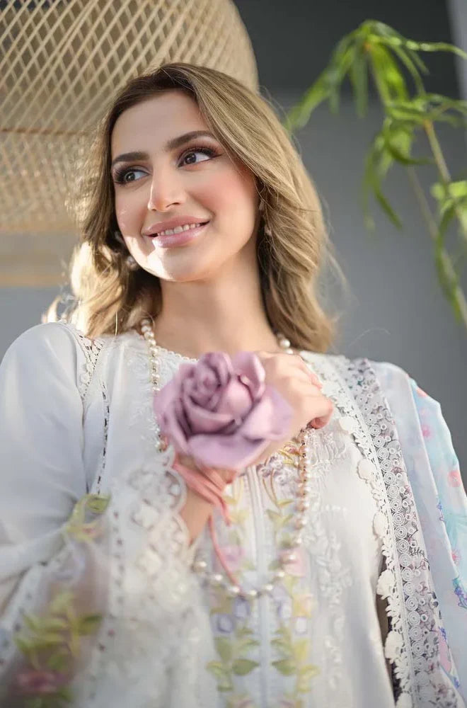 Jazmin - Summer 3PC Lawn Embroidered Suit - GRW-25