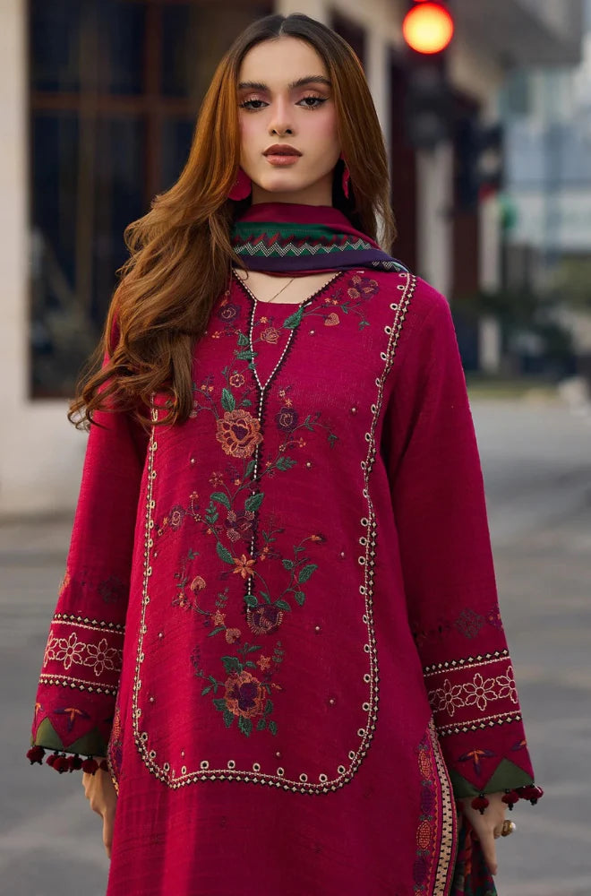 Summer 3PC Lawn Embroidered Suit - GRW-08
