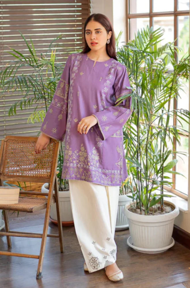 Summer 2PC Lawn Embroidered Suit - GRWT-05