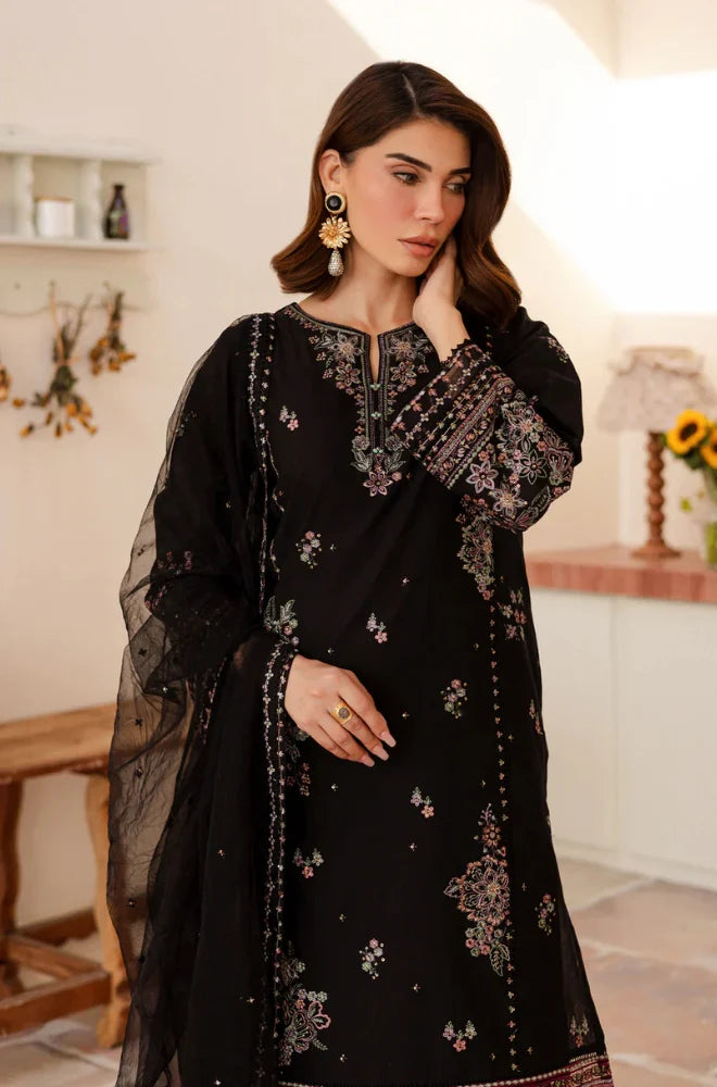 Summer 3PC Lawn Embroidered Suit - GRW-09