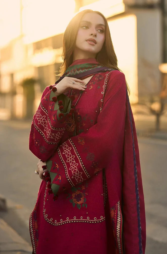 Summer 3PC Lawn Embroidered Suit - GRW-08