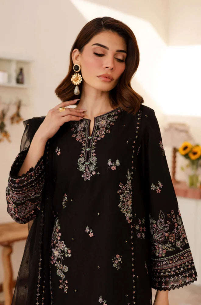 Summer 3PC Lawn Embroidered Suit - GRW-09