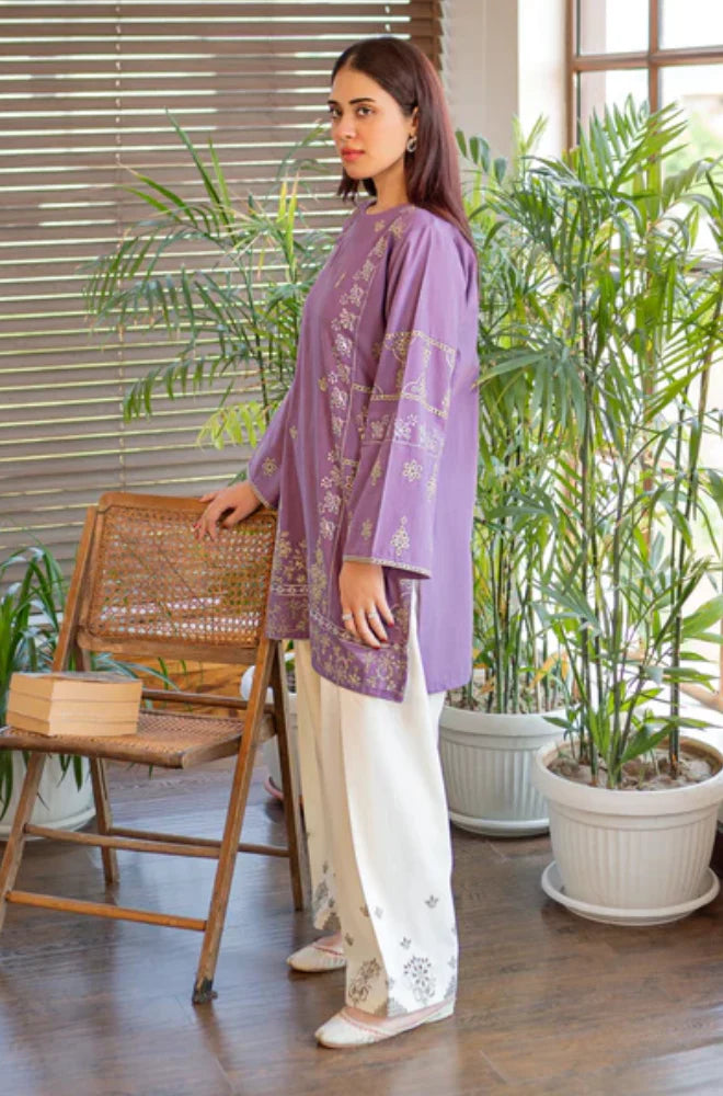 Summer 2PC Lawn Embroidered Suit - GRWT-05