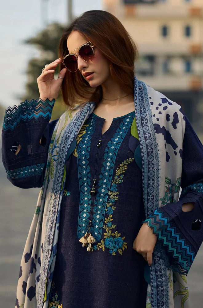 Summer 3PC Lawn Embroidered Suit - GRW01