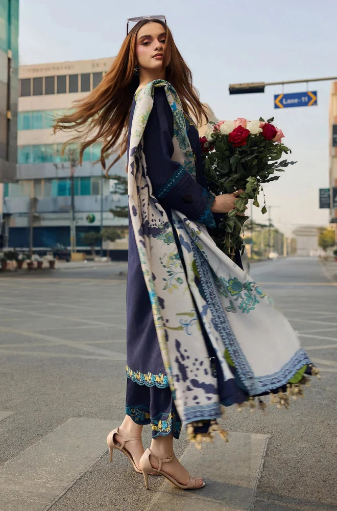Summer 3PC Lawn Embroidered Suit - GRW01