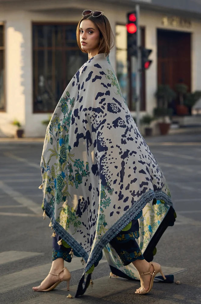 Summer 3PC Lawn Embroidered Suit - GRW01