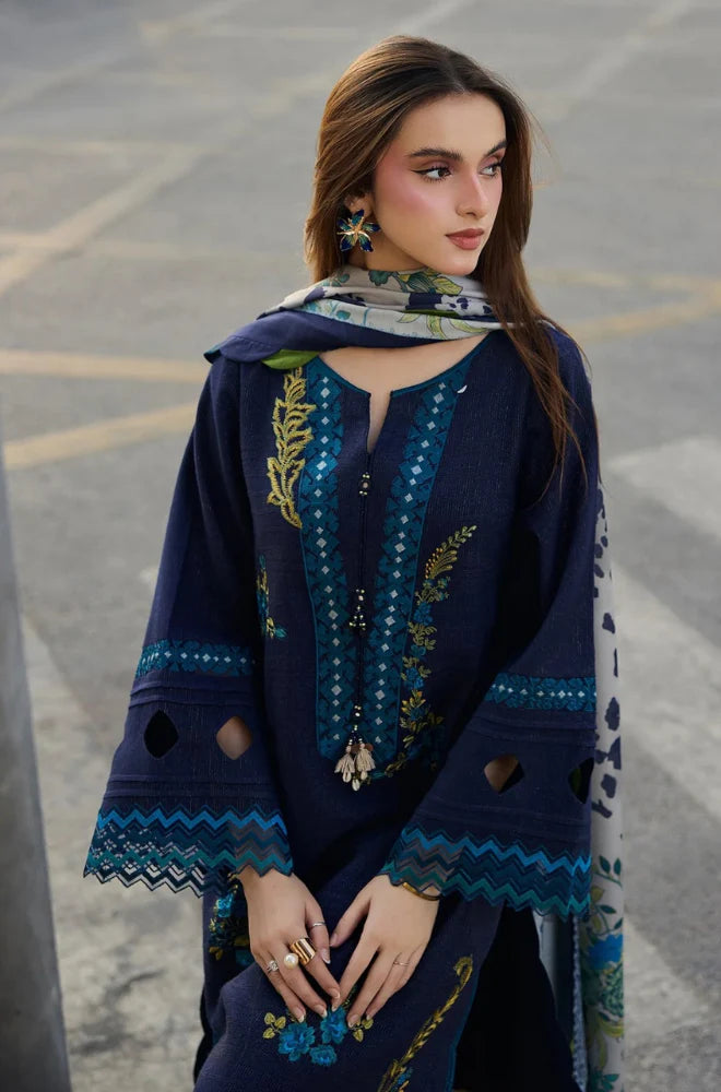 Summer 3PC Lawn Embroidered Suit - GRW01